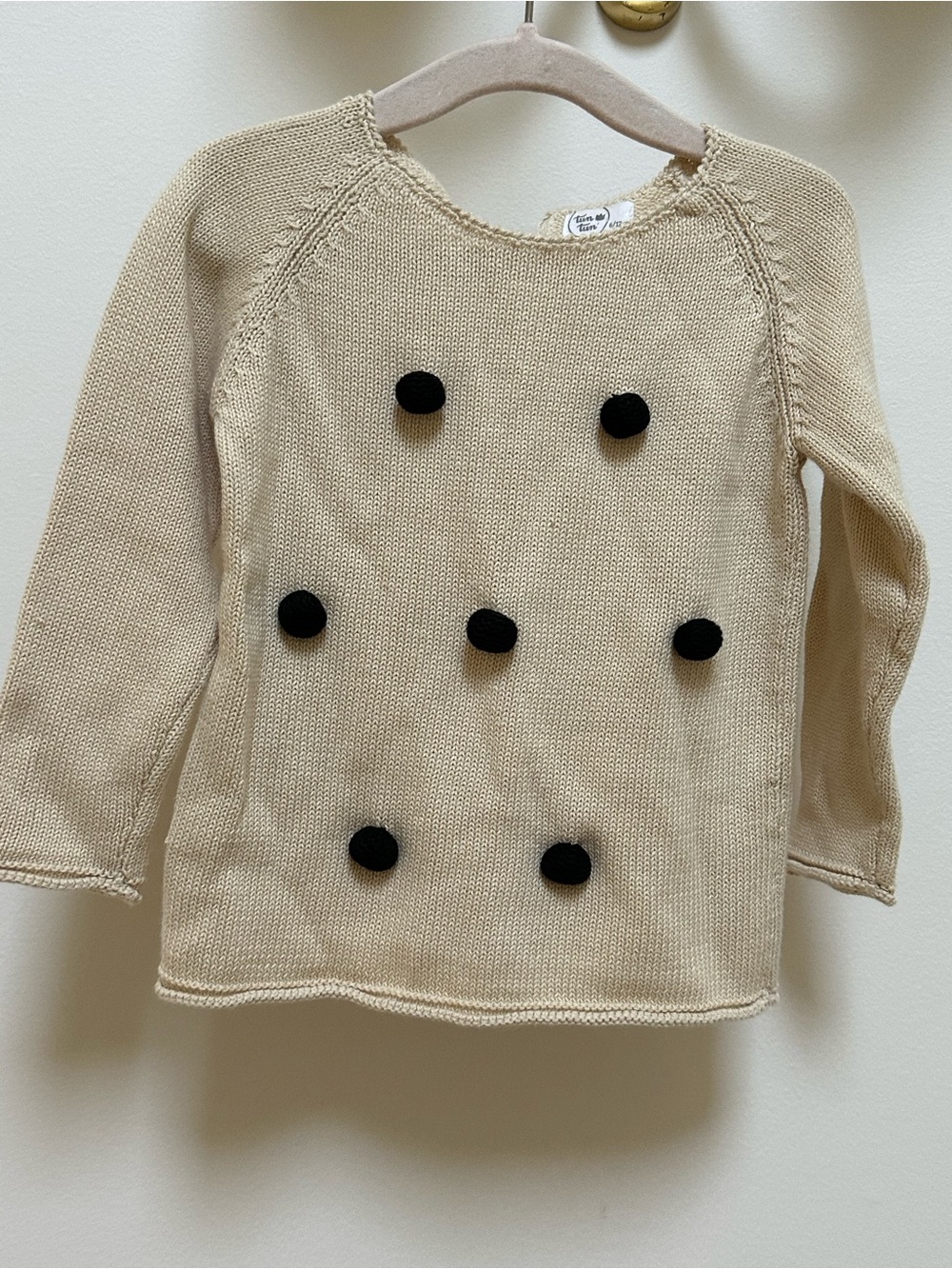 Tun Tun 6–12M Knit Sweater 🤍